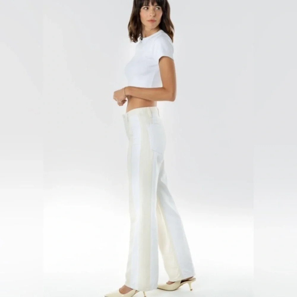 Ética Dayton Two Tone Denim Trouser White size 26​